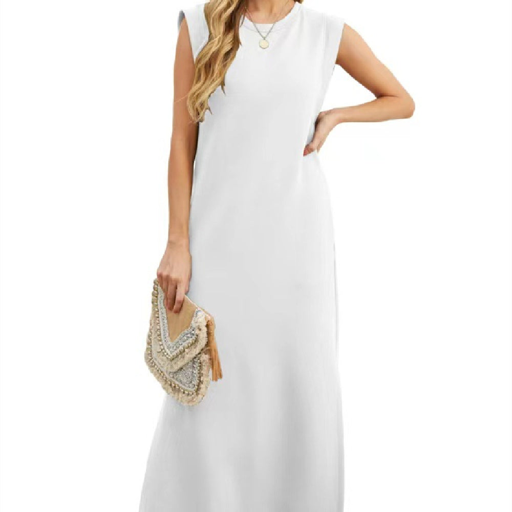 Coastal Sleeveless Pocket Dress