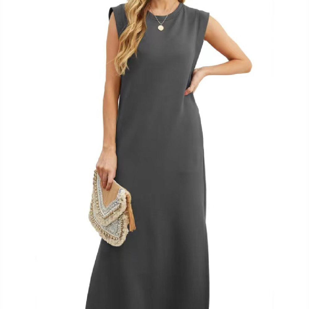 Coastal Sleeveless Pocket Dress