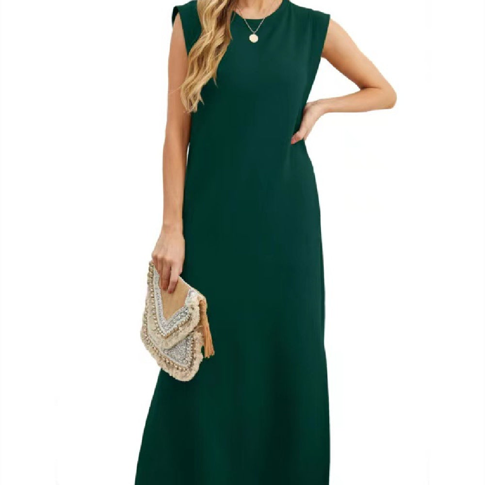 Coastal Sleeveless Pocket Dress